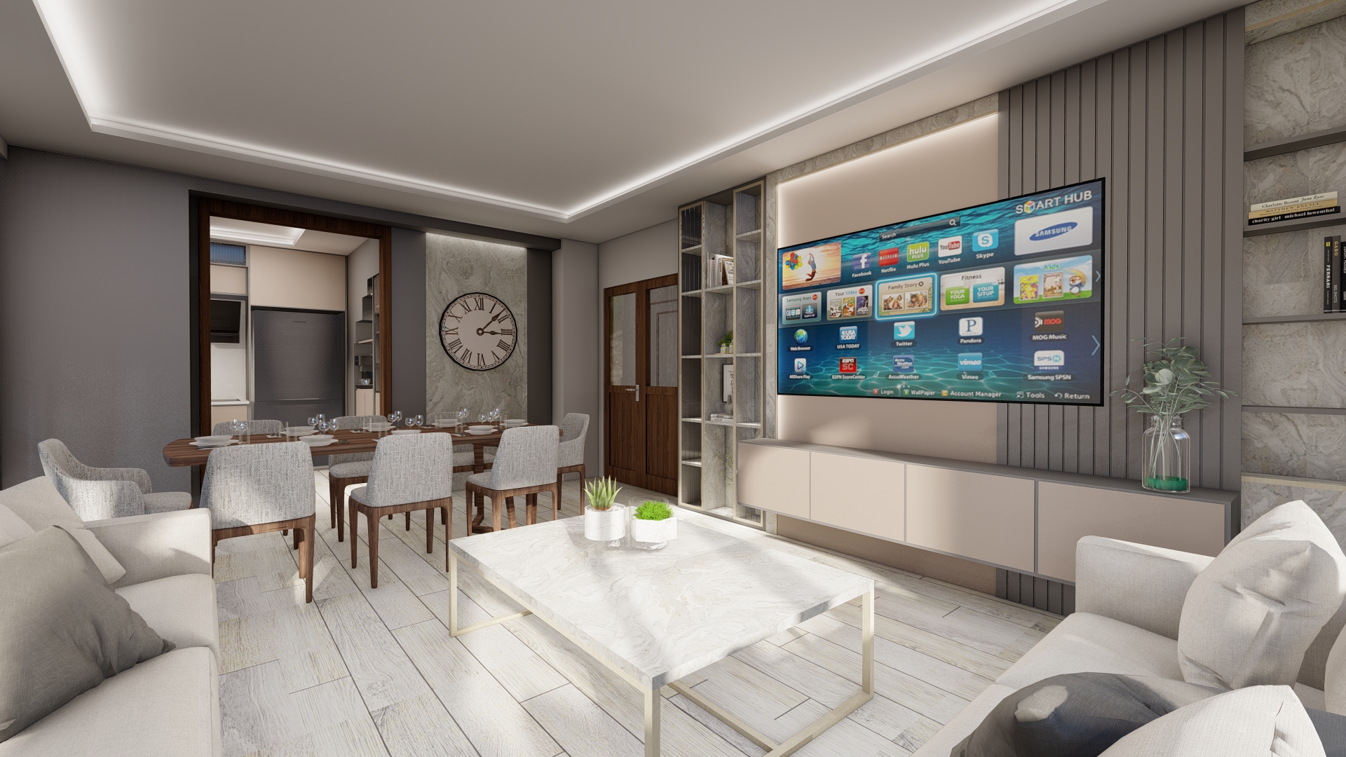 alt kat salon+ mutfak_6 - Photo